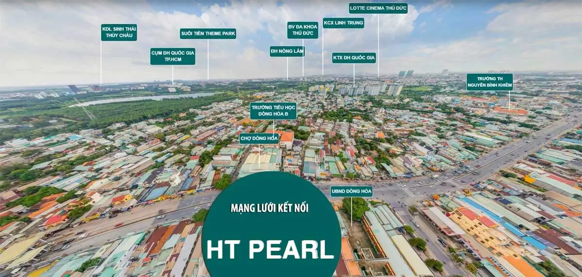 HT Pearl Dĩ An Bình Dương 4 Tiện ích liên kết vùng Dự án Căn hộ Chung cư HT Pearl Dĩ An Bình Dương