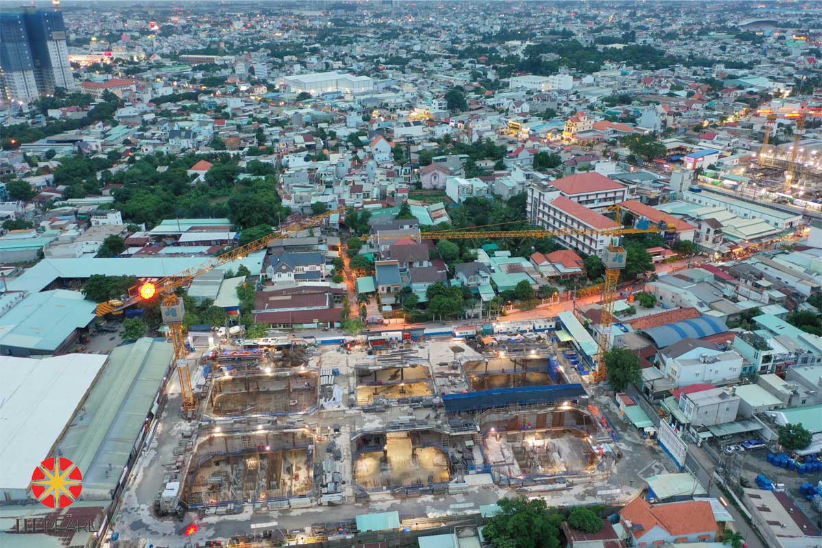 cap nhat tien do thi cong du an can ho ht pearl binh duong thang 6 nam 2021 - HT Pearl Dĩ An Bình Dương