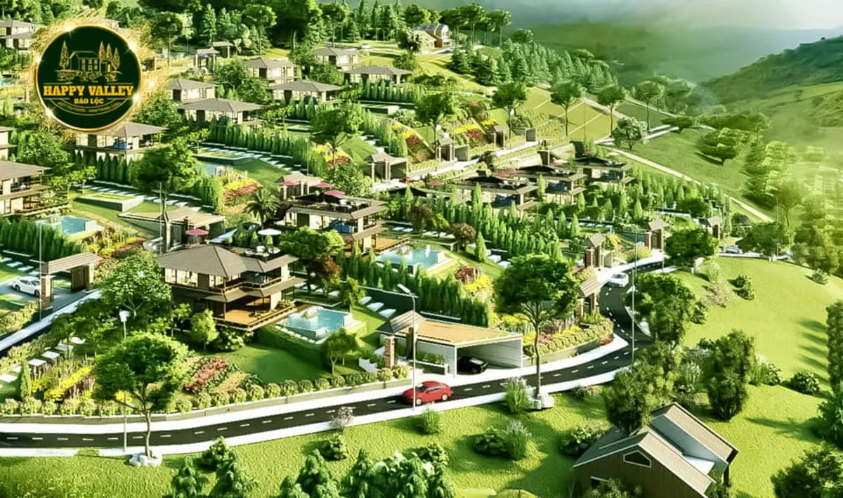 Happy Valley Bảo Lộc 6 Phối cảnh nội khu Happy Valley