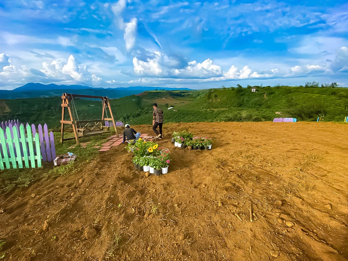 Hình view tại Happy Valley Bảo Lộc