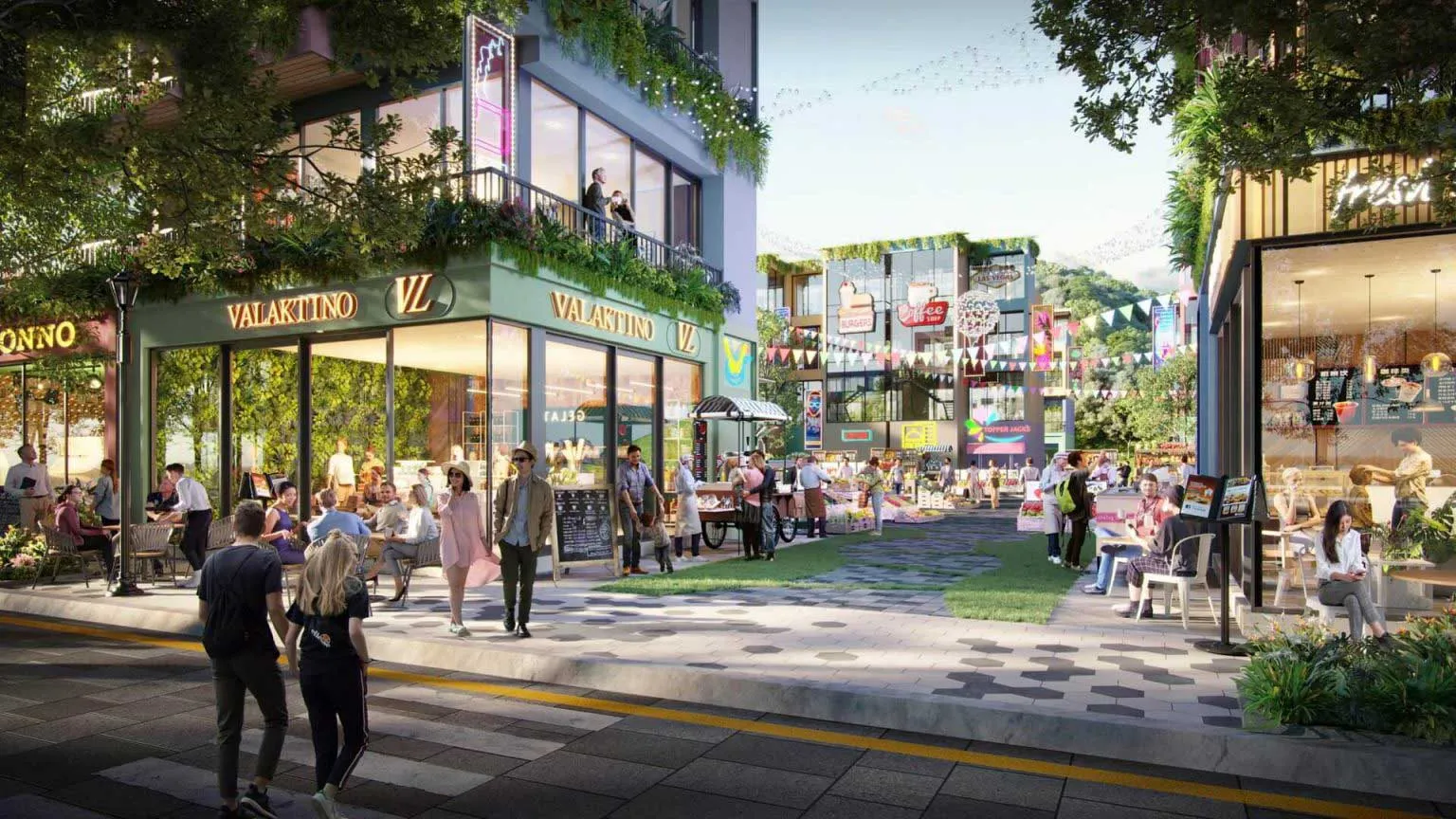 Flamingo Tân Trào Nha pho Thuong mai Du an Flamingo Tan Trao - Flamingo Tân Trào