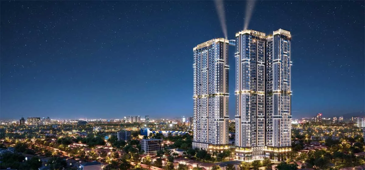 HAPPY ONE CENTRAL BÌNH DƯƠNG 3 Phối cảnh tổng thể Dự án Căn hộ cao cấp Happy One Central tại Bình Dương