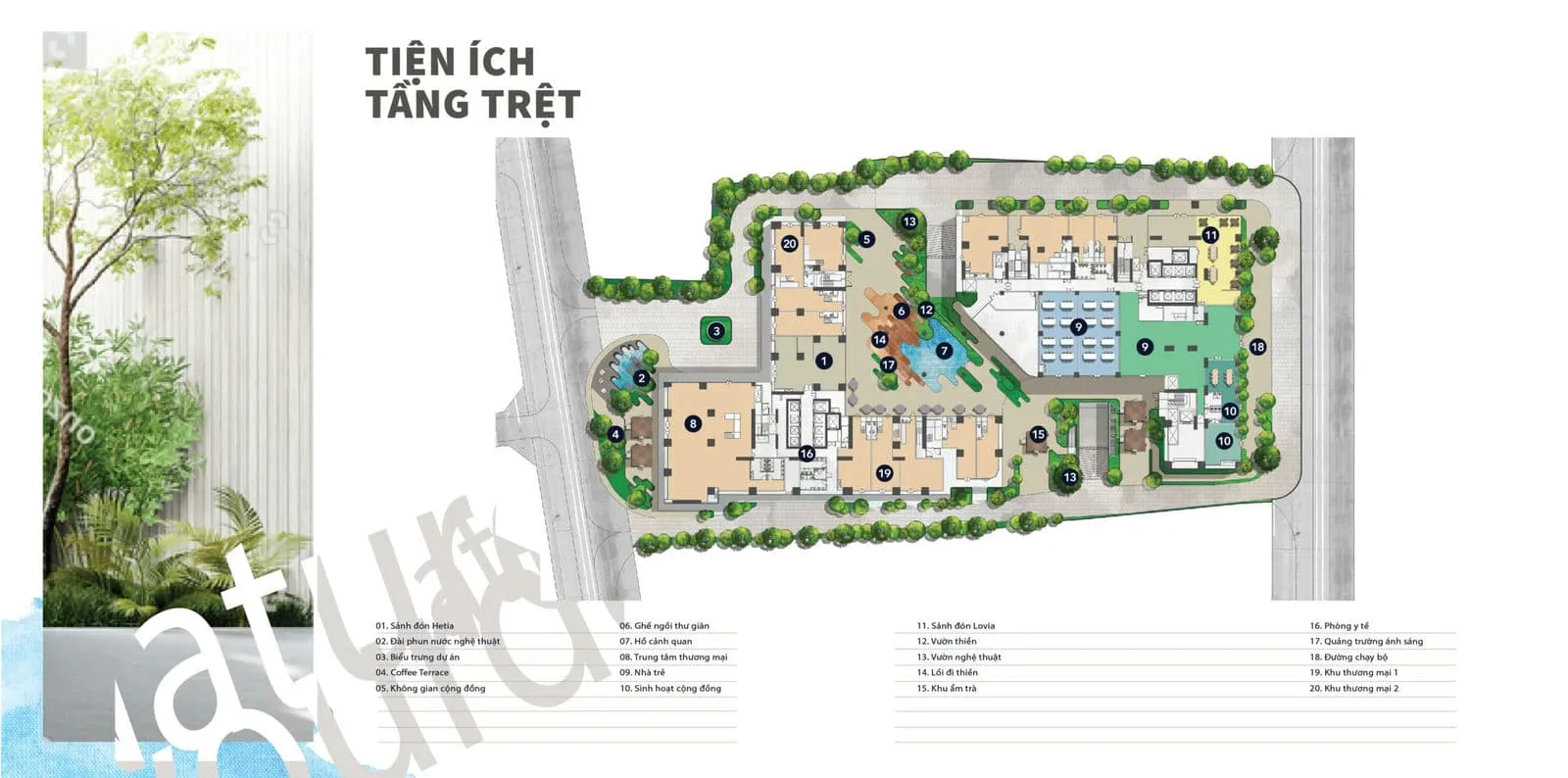 Tiện ích Tầng Trệt Tiện ích Tầng Trệt