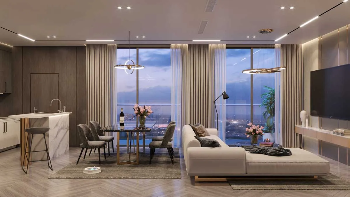 DỰ ÁN CĂN HỘ HAPPY ONE CENTRAL BÌNH DƯƠNG phong khach can ho happy one central - DỰ ÁN CĂN HỘ HAPPY ONE CENTRAL BÌNH DƯƠNG