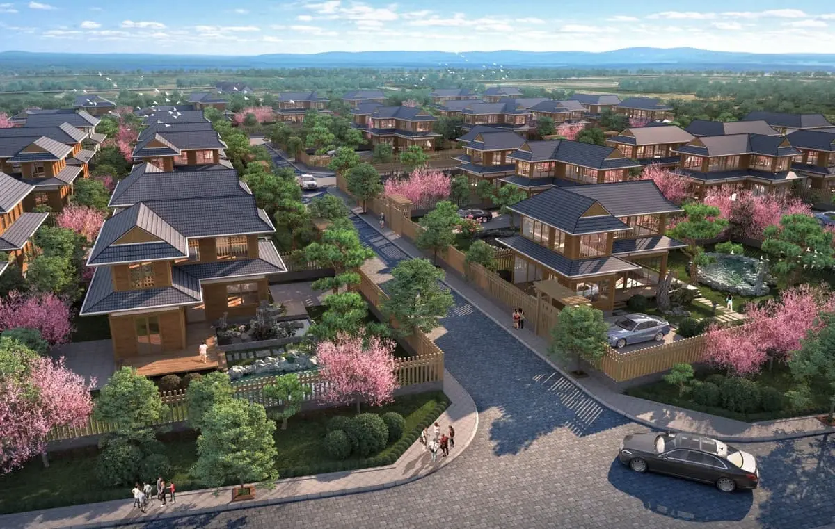 Kyoto Retreat Bảo Lộc 4 Phối cảnh toàn khu Kyoto Retreat Bảo Lộc