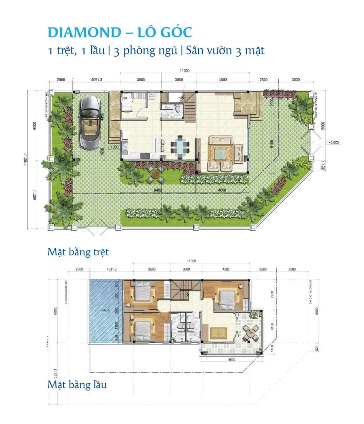 Thăng Long Home Hiệp Phước Thiet ke Nha pho Diamond lo goc Thang Long Home Hiep Phuoc - Thăng Long Home Hiệp Phước