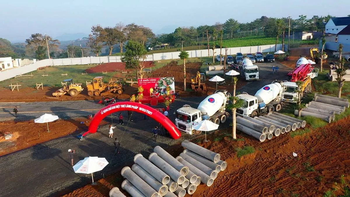 Biệt Thự Làng Pháp Bảo Lộc Resort & Spa 2 Lễ khởi công Khu Biệt Thự Làng Pháp Bảo Lộc Resort & Spa