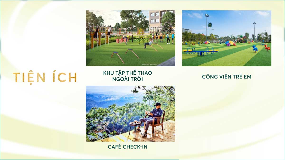 Tiện ích Biệt Thự Làng Pháp Bảo Lộc Resort & Spa