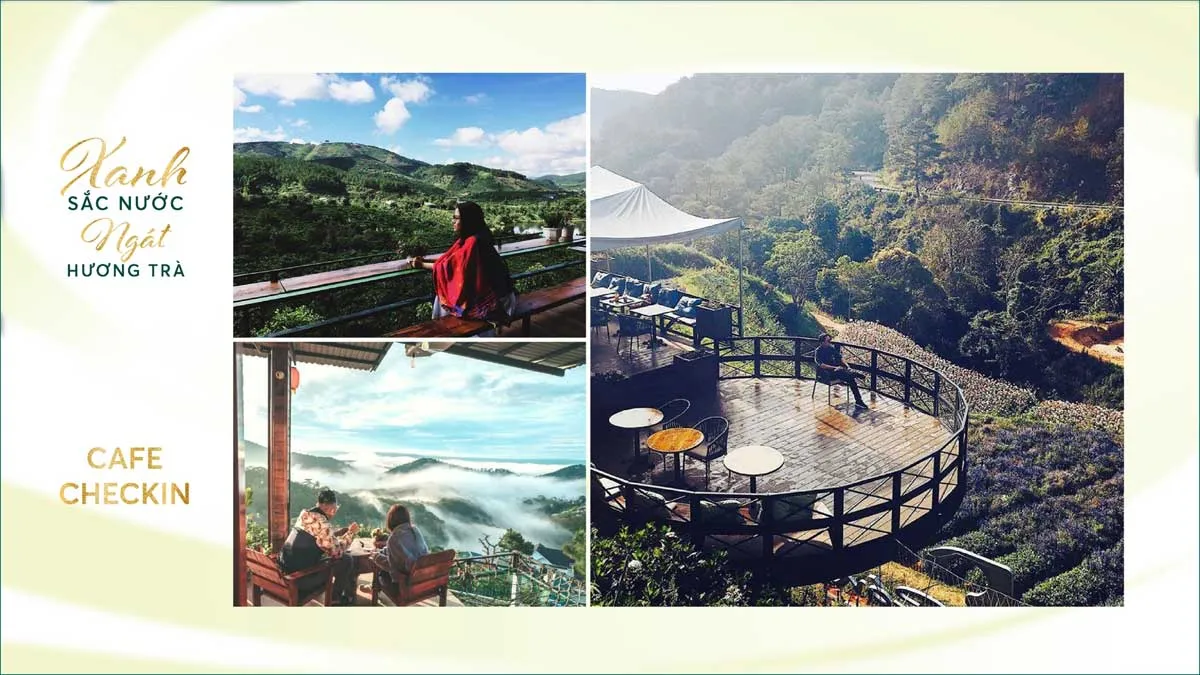 Biệt Thự Làng Pháp Bảo Lộc Resort & Spa 6 Khu cafe Biệt Thự Làng Pháp Bảo Lộc Resort & Spa