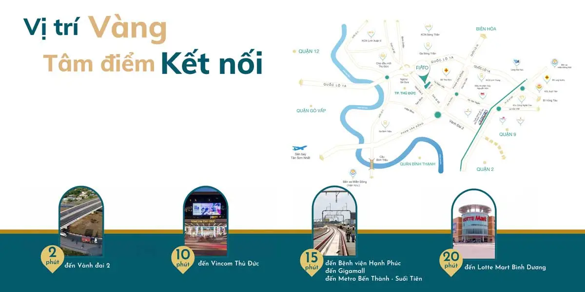 Fiato Premier 7 Vị trí Liên kết vùng Khu Căn hộ Chung cư Fiato Premier Thủ Đức