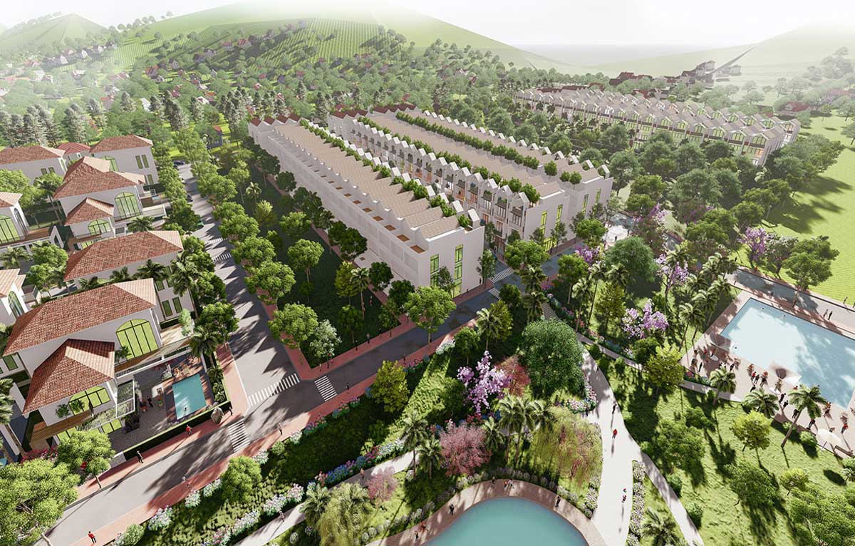 Phối cảnh Dự án Bảo Lộc Park Hill