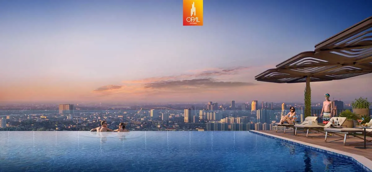 Opal Cityview 14 Hồ bơi tràn bờ Opal CityView Bình Dương