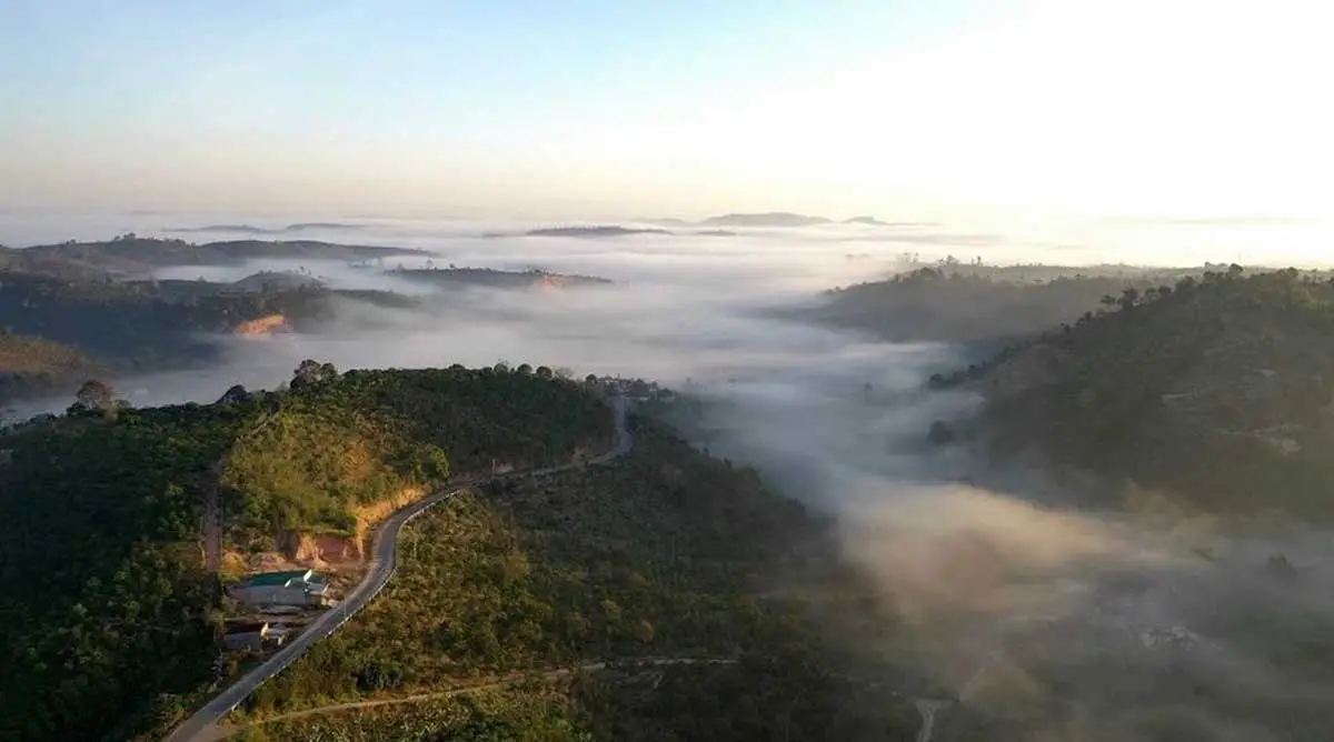 Lộc Nam Hill 4 Đường vào Dự án Lộc Nam Hill