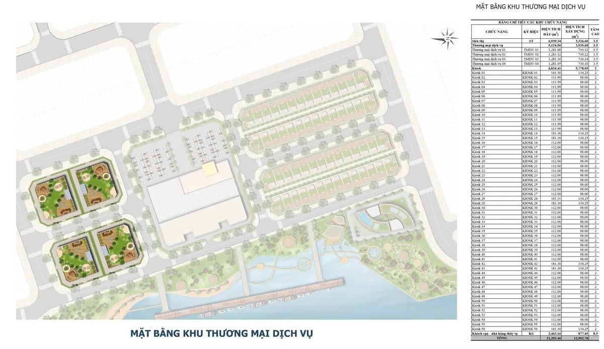 Bạc Liêu Riverside 17 Mặt bằng Khu thương mại dịch vụ Dự án Bac Lieu Riverside Commercial Zone