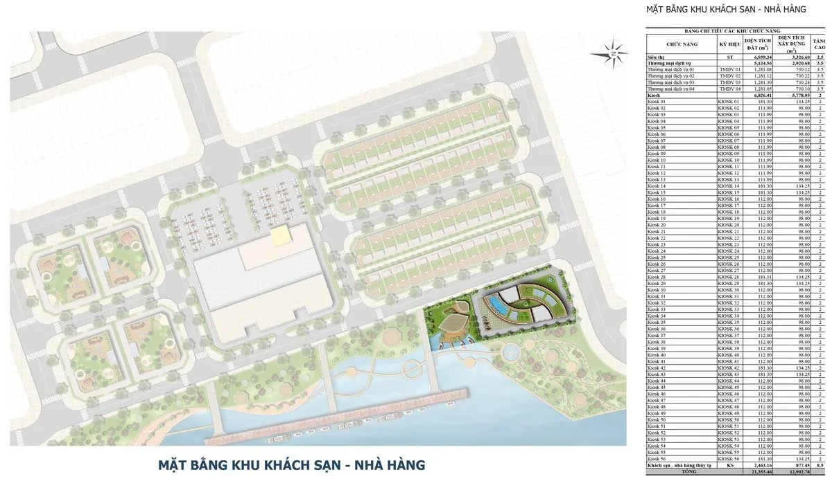 Bạc Liêu Riverside 27 Mặt bằng Khu Nhà hàng - Khách sạn Bac Lieu Riverside Commercial Zone