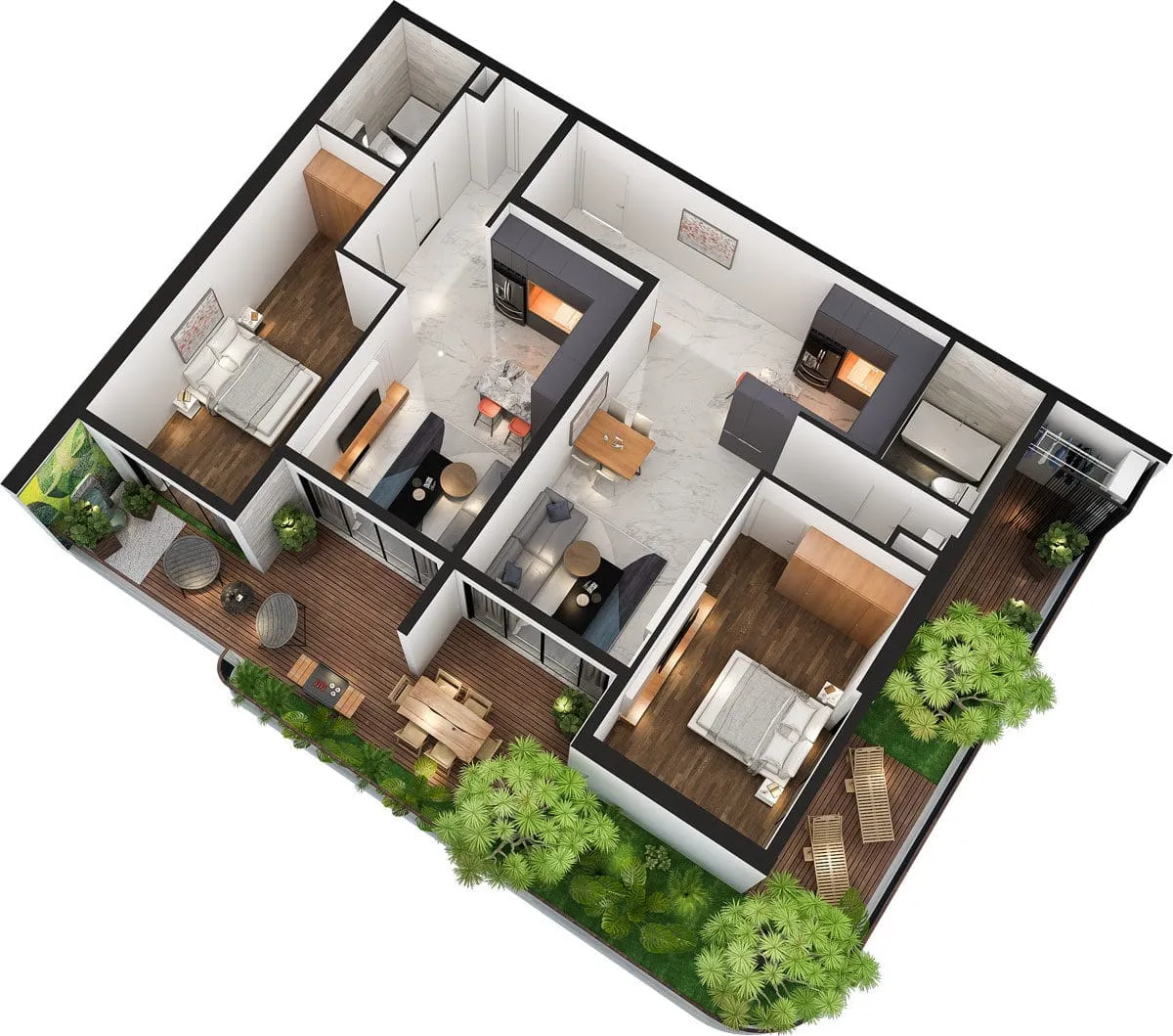 SUNSHINE HORIZON QUẬN 4 23 thiet-ke-can-ho-2-phong-ngu-sunshine-horizon