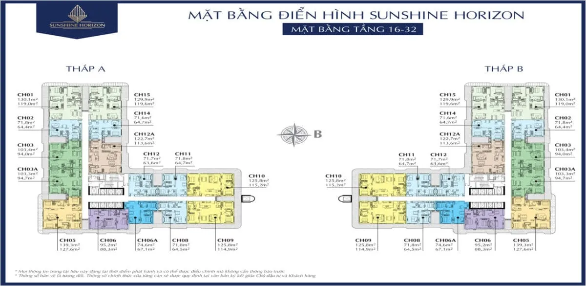 SUNSHINE HORIZON QUẬN 4 19 mat-bang-tang-16-toi-32-du-an-can-ho-sunshine-horizon