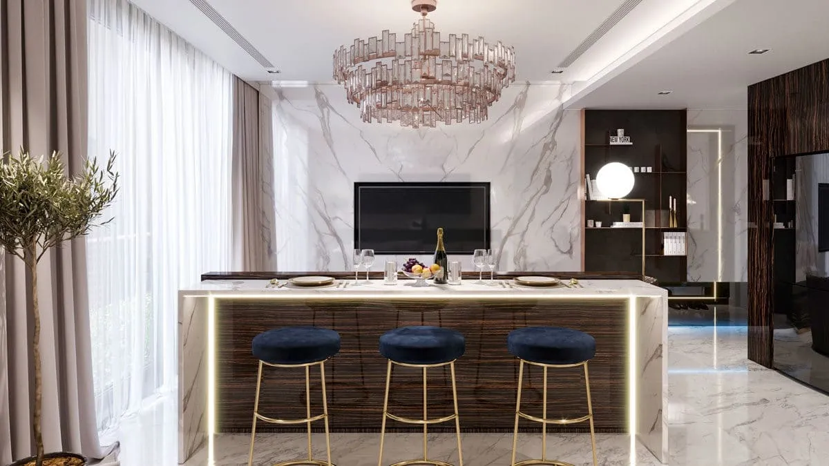 SUNSHINE HORIZON QUẬN 4 37 Quầy Bar Căn hộ Sunshine Horizon Quận 4