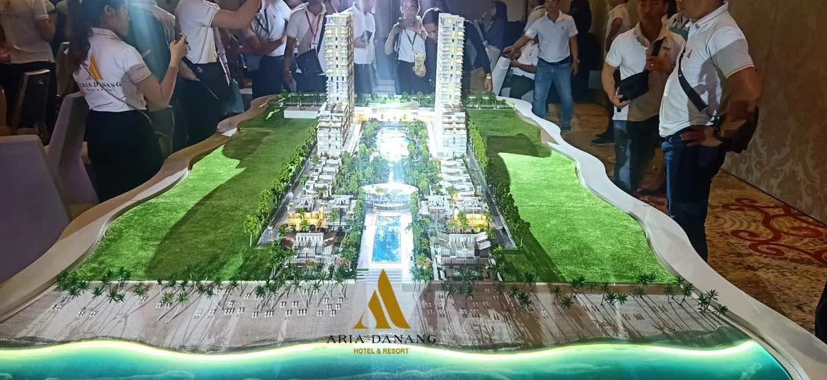ARIA ĐÀ NẴNG 2 Sa Bàn Dự án Aria Da Nang Hotel And Resort