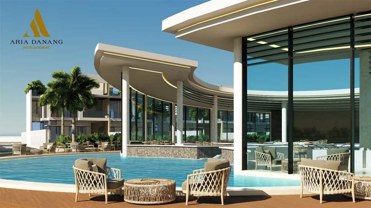 ARIA ĐÀ NẴNG 19 Khu Nhà hàng Đại Dương và Quầy Bar Aquarium