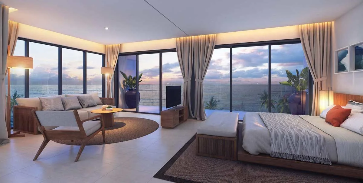 ARIA ĐÀ NẴNG 32 phong-ngu-view-bien-can-ho-mau-aria-da-nang