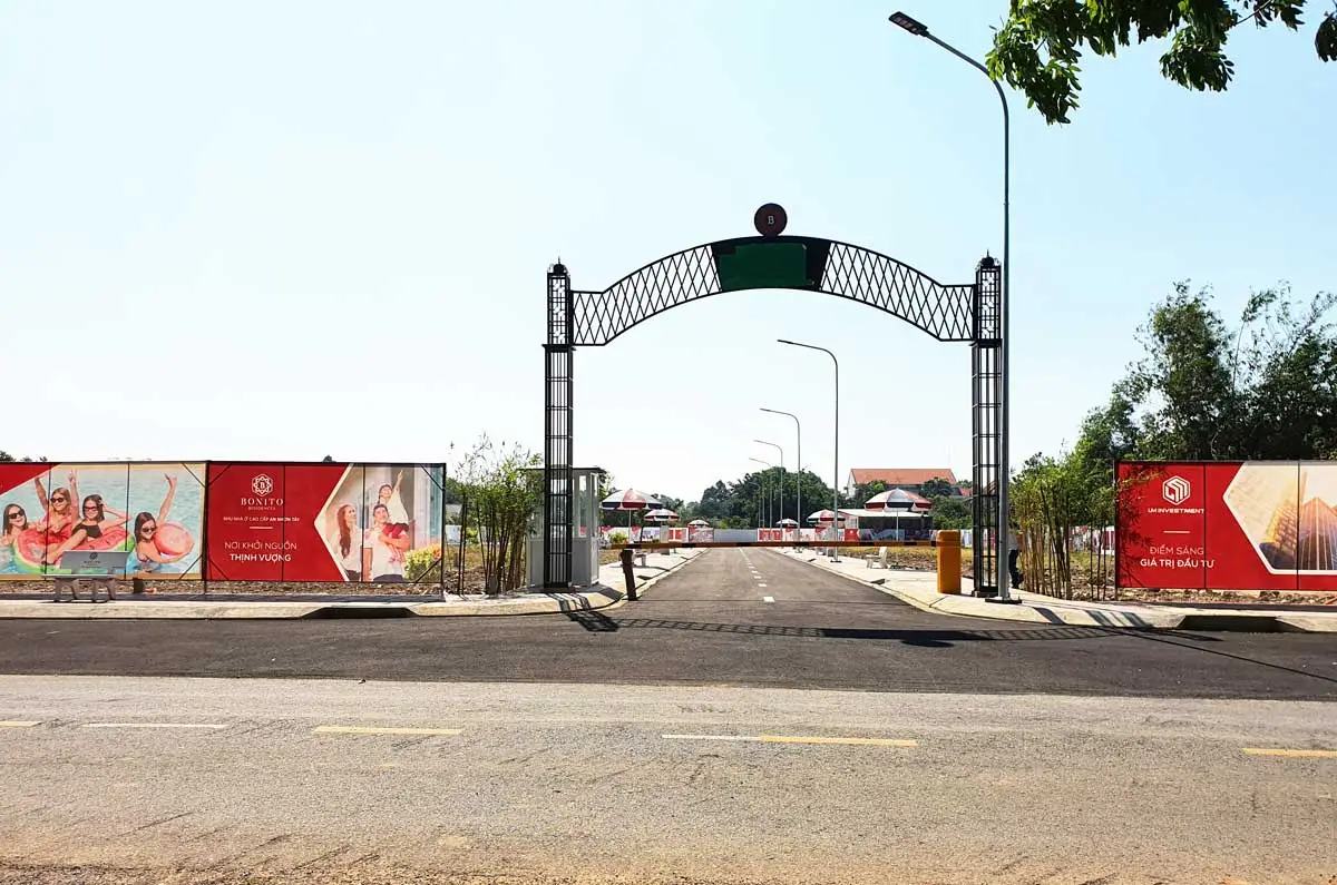 BONITO RESIDENCES CỦ CHI 9 Cổng Dự án Bonito Residences Củ Chi