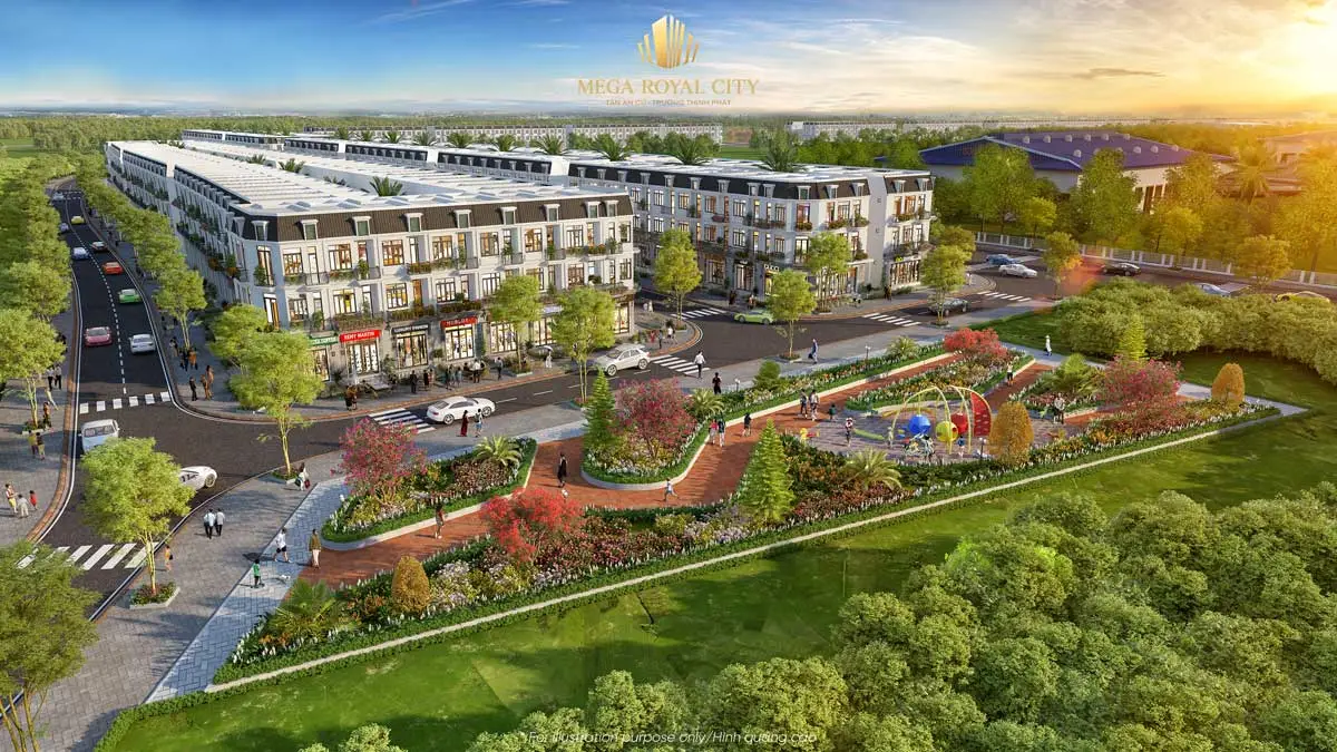 Mega Royal City Bình Phước 7 Tiện ích khu công viên nội khu Dự án Mega Royal City