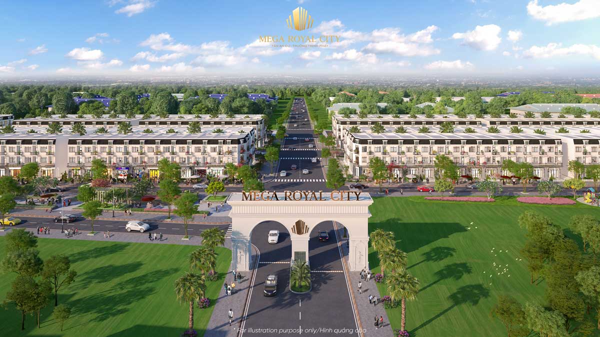 Cổng Dự án Mega Royal City