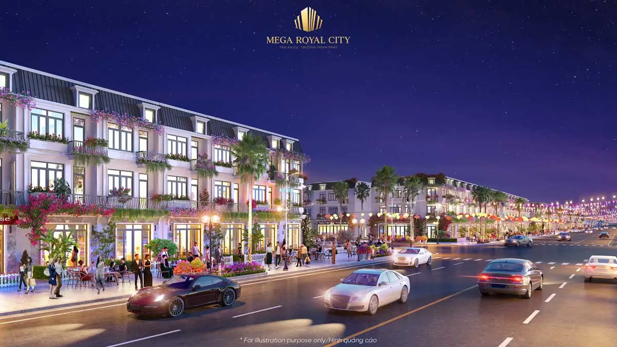 Mega Royal City Bình Phước 12 Nha pho Mega Royal City Dong Xoai - Mega Royal City Bình Phước