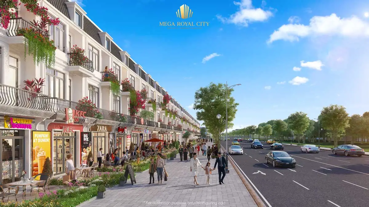 Mega Royal City Bình Phước 16 Shophouse Mega Royal City Dong Xoai - Mega Royal City Bình Phước