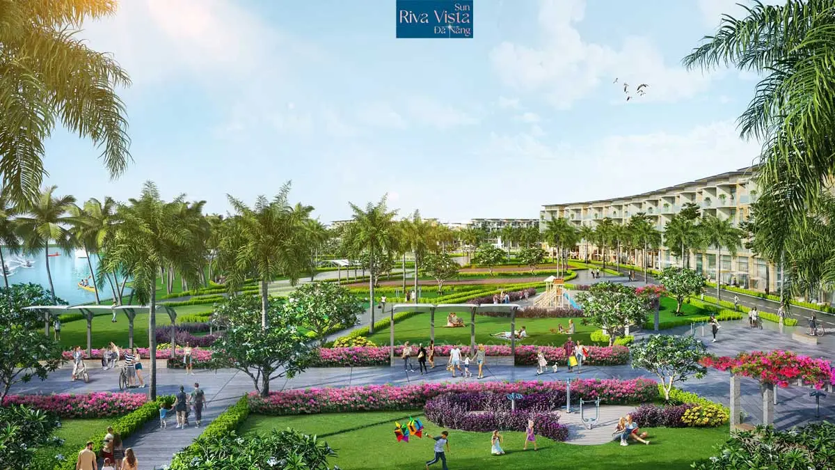 Sun Riva Vista 4 Tiện ích Công viên bờ sông Dự án Sun Riva Vista Đà Nẵng