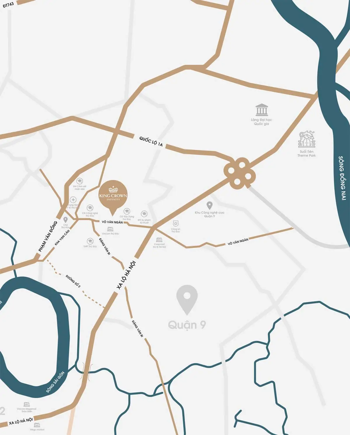 KING CROWN INFINITY THỦ ĐỨC 4 Vị trí Dự án Căn hộ King Crown Infinity Thủ Đức