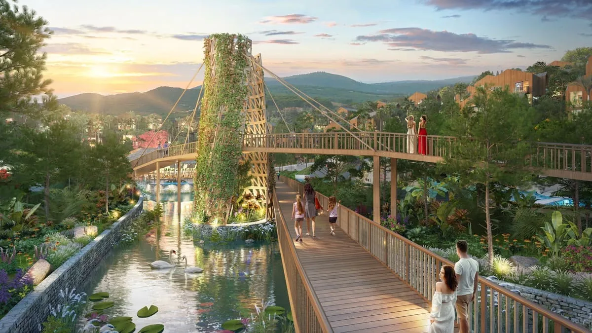 LA NATURE BẢO LỘC 2 Cầu vô cực tại La Nature Bảo Lộc