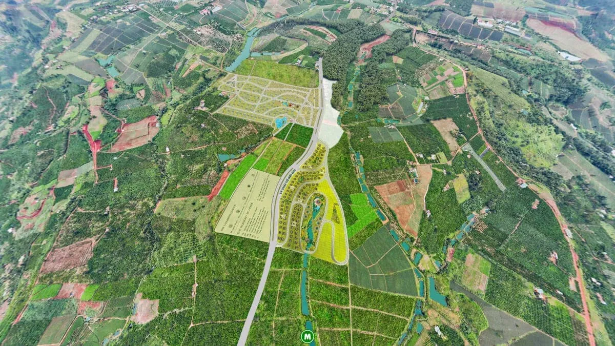 LA NATURE BẢO LỘC 4 Toàn cảnh phân khu Làng sinh thái La Nature