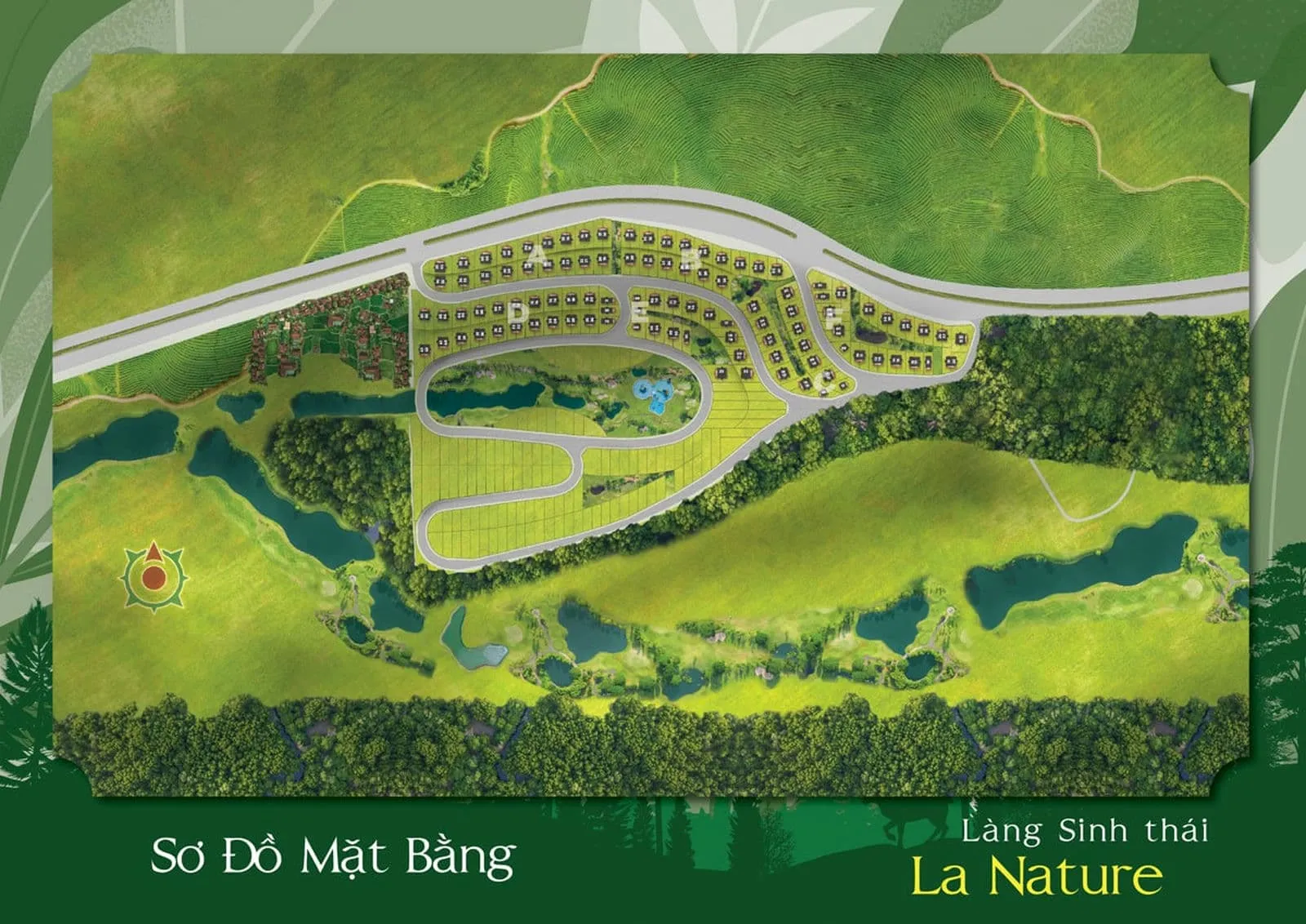 LA NATURE BẢO LỘC 14 Sơ đồ Phân lô Làng Sinh Thái La Nature Bảo Lộc