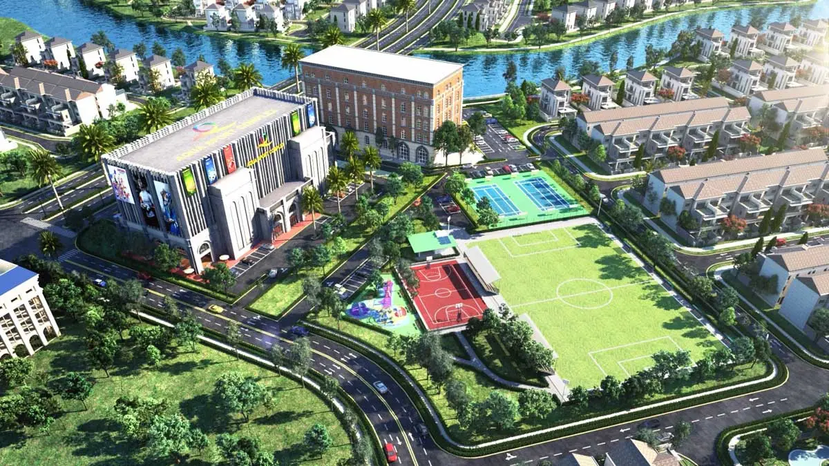 Lucky City 6 Khu thể thao Dự án Khu đô thị Lucky City Đức Hòa Long An