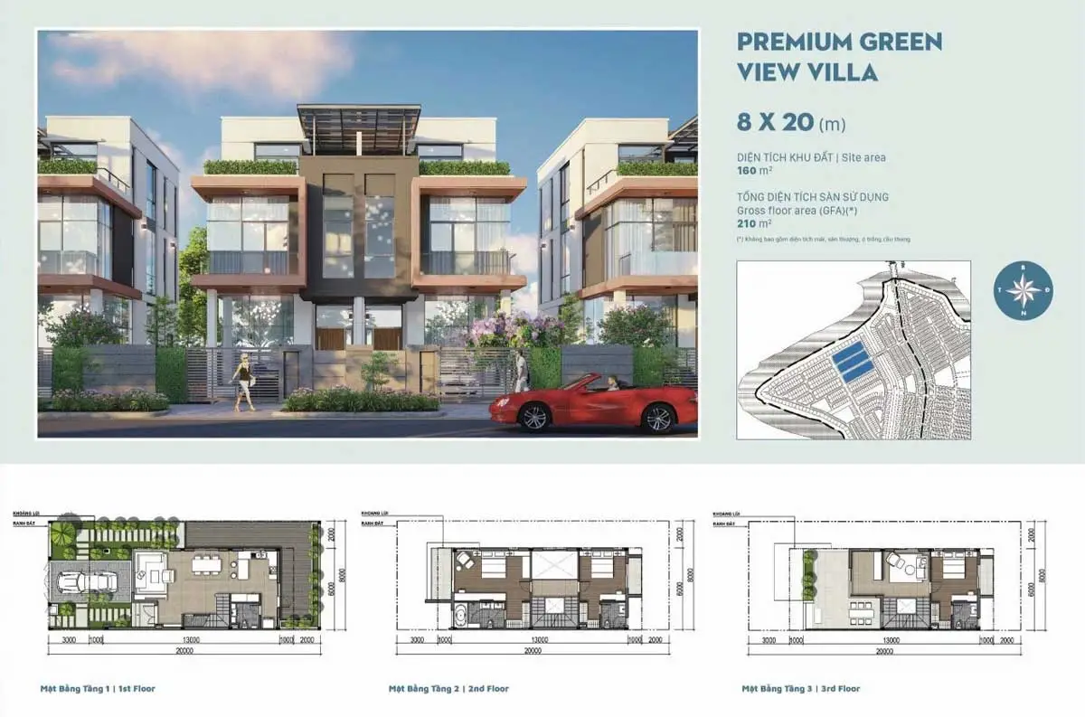 Lucky City 11 Biệt thự Green Villa Lucky City Đức Hòa Long An