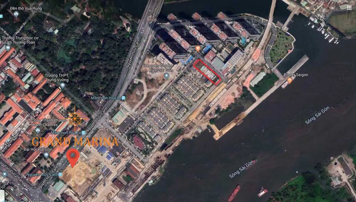 GRAND MARINA SAIGON QUẬN 1 11 Vị trí khu đất Dự án Grand Marina Saigon