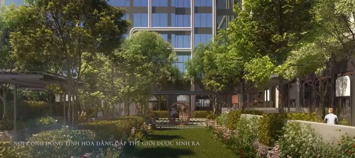 GRAND MARINA SAIGON QUẬN 1 16 Tiện ích Công viên nội khu Dự án Căn hộ Grand Marina Saigon Quận 1