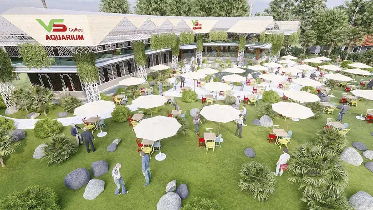 VS Phoenix Villa 8 Khu nhà hàng Cafe VS Phoenix Villa Pleiku Gia Lai