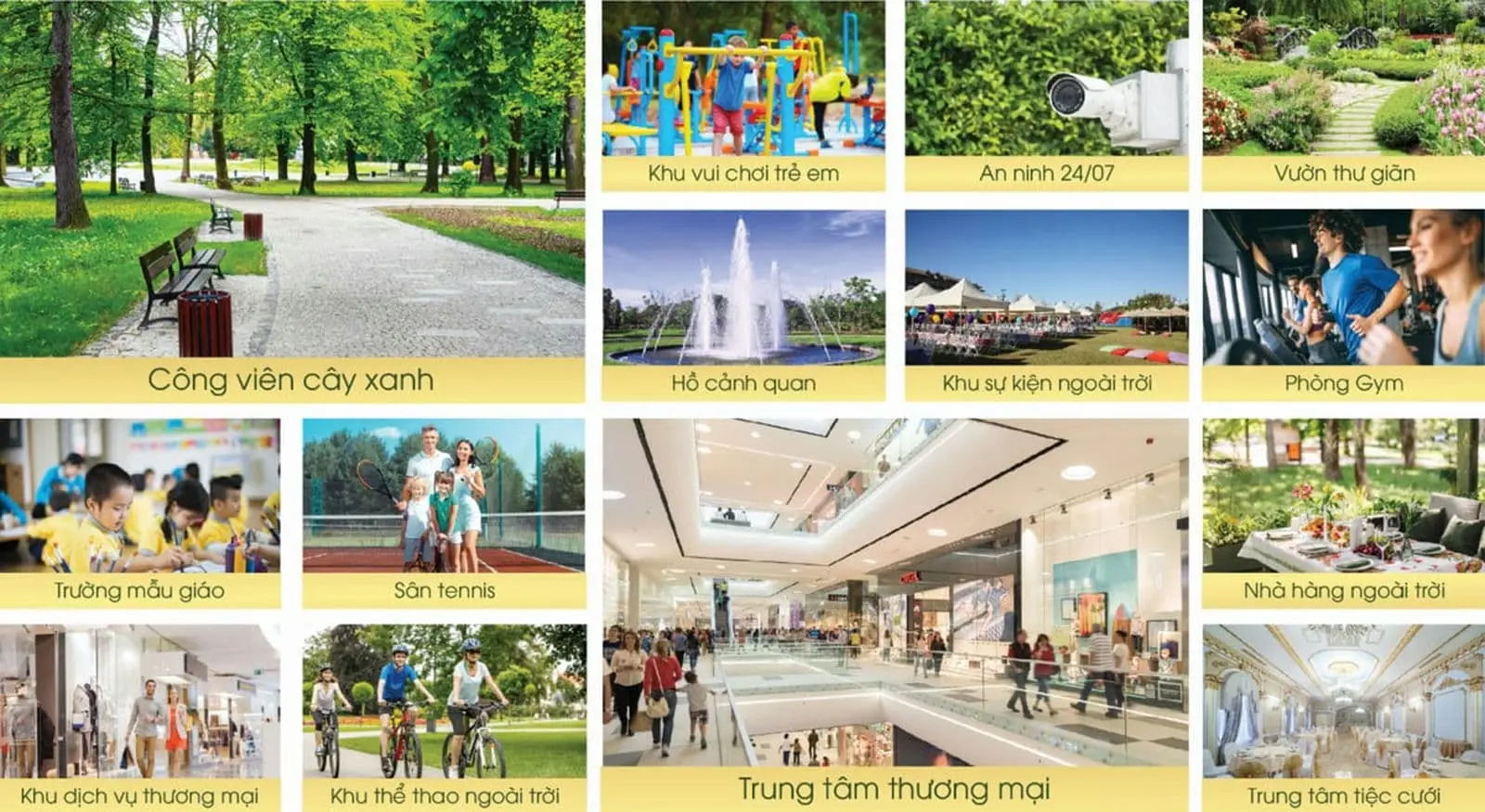 Elite Life Long Hậu 8 Tiện ích Nội khu Dự án Elite Life Long An