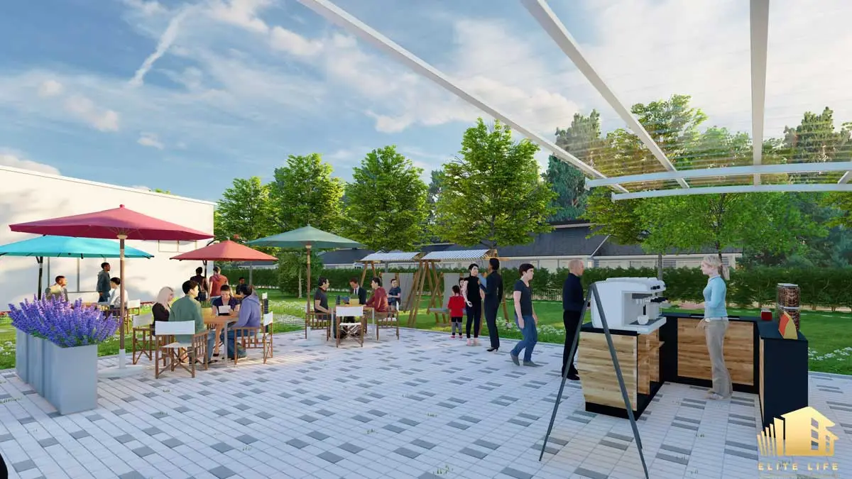 Elite Life Long Hậu Long An cafe ngoai troi du an elite lite moi nhat - Elite Life Long Hậu Long An