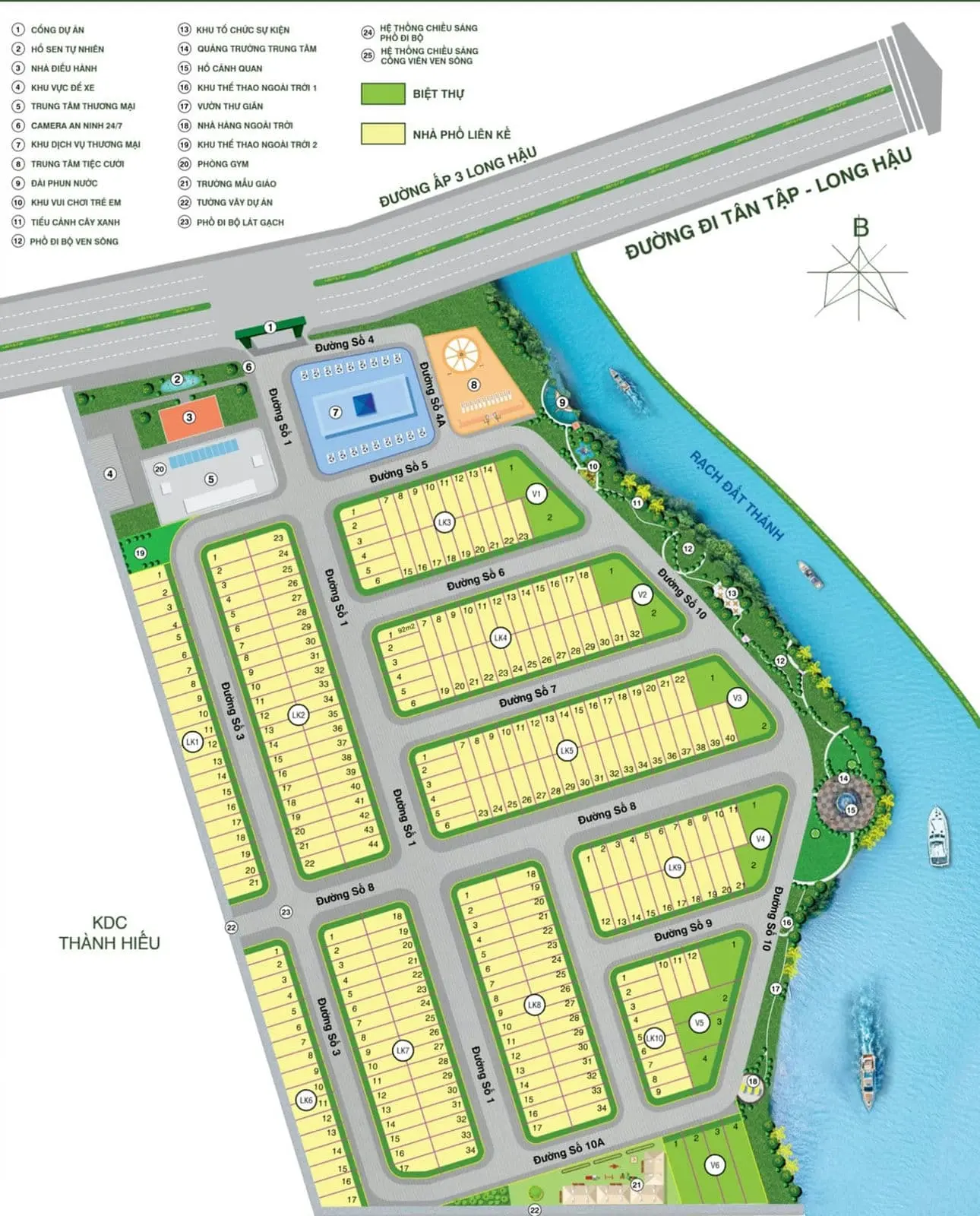 Elite Life Long Hậu 11 Mặt bằng Dự án Elite Life Long An