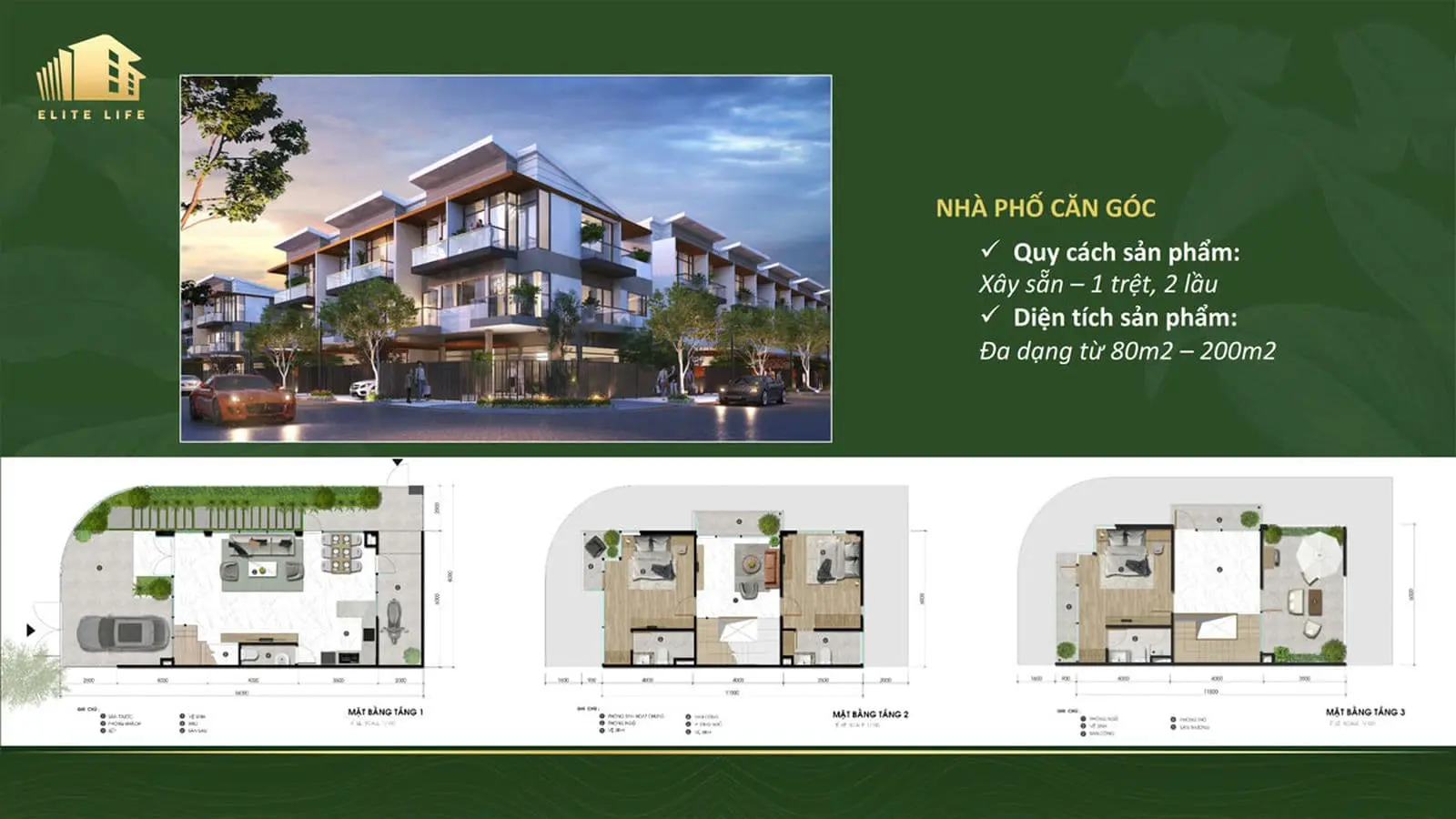 Elite Life Long Hậu Long An nha pho can goc elite life long hau long an - Elite Life Long Hậu Long An