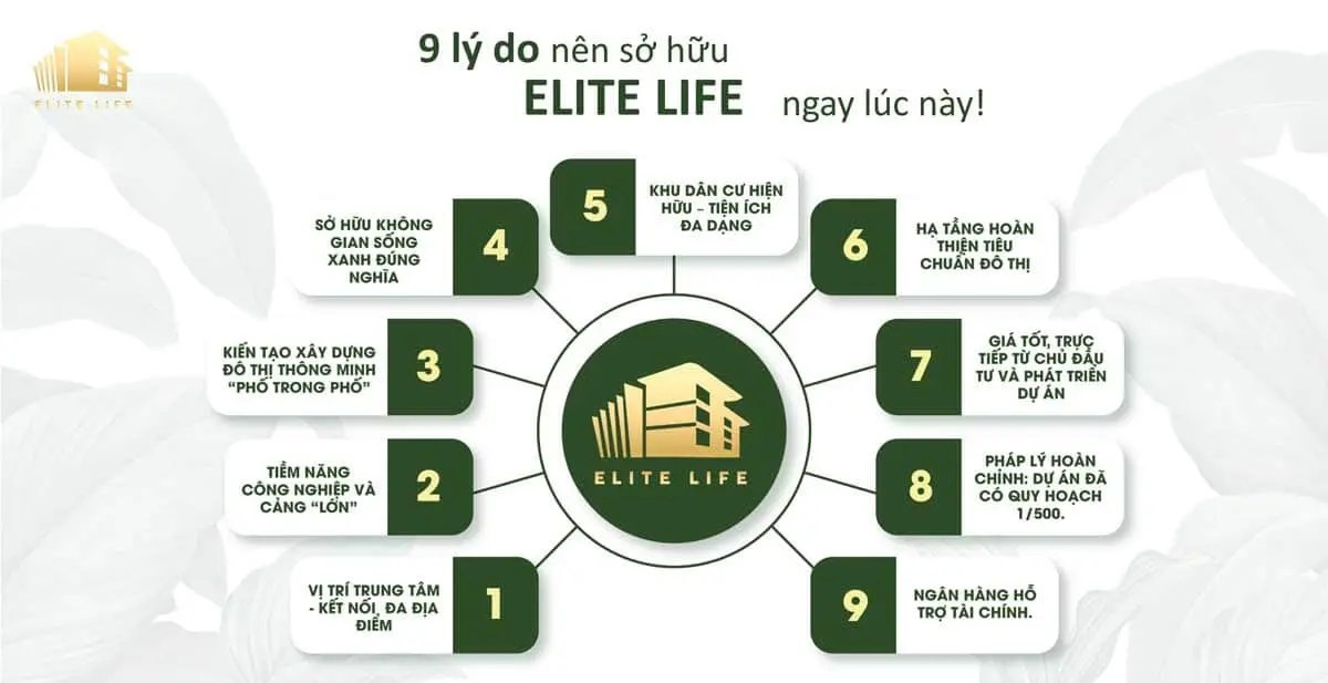 Elite Life Long Hậu 15 9 lý do nên mua Nhà phố Elite Life Long Hậu Long An