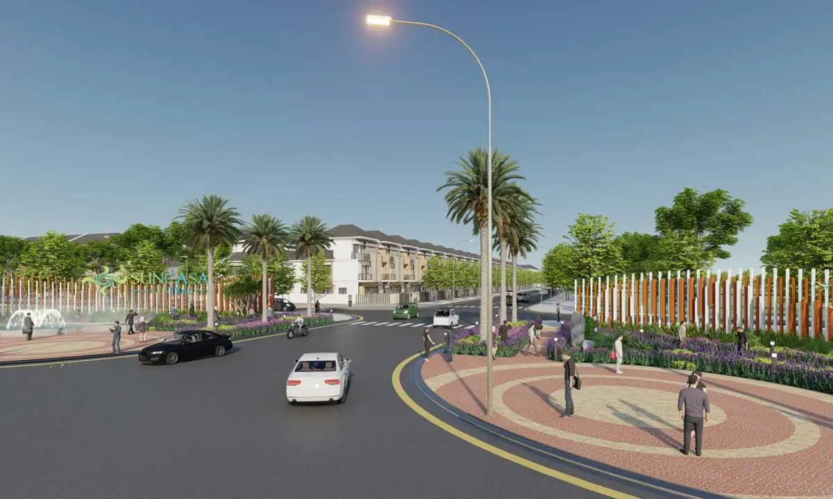 SUN CASA CENTRAL 4 Cổng Dự án Sun Casa Central Bình Dương