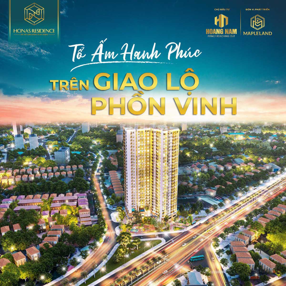 Honas Residence Tổ ấm hạnh phúc trên giao lộ phồn vinh