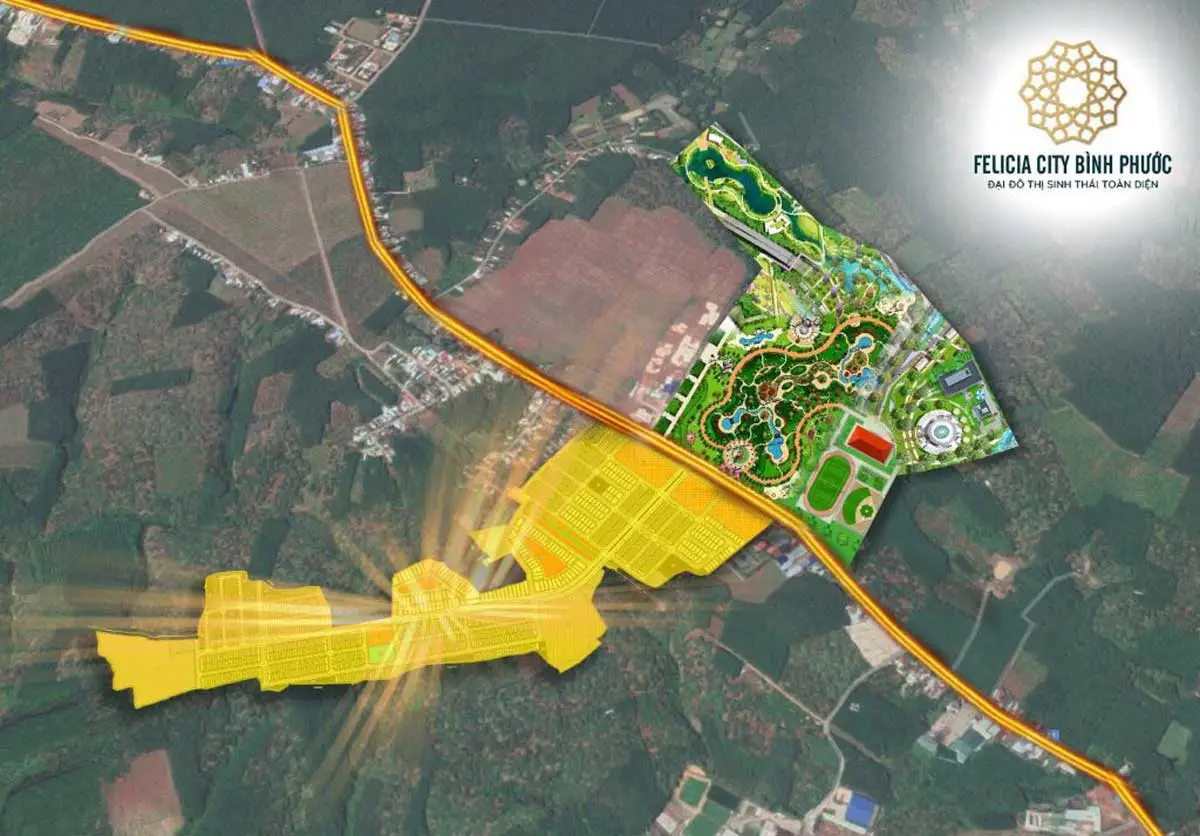 FELICIA CITY BÌNH PHƯỚC 6 Vị trí Dự án Felicia City Bình Phước