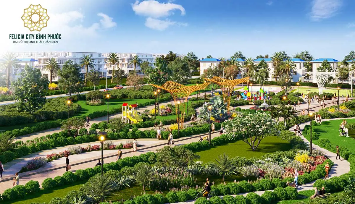 FELICIA CITY BÌNH PHƯỚC Cong vien Felicia City Binh Phuoc - FELICIA CITY BÌNH PHƯỚC