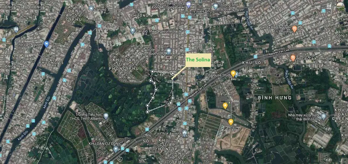 The Solina 2 Vị trí Dự án The Solina Bình Chánh